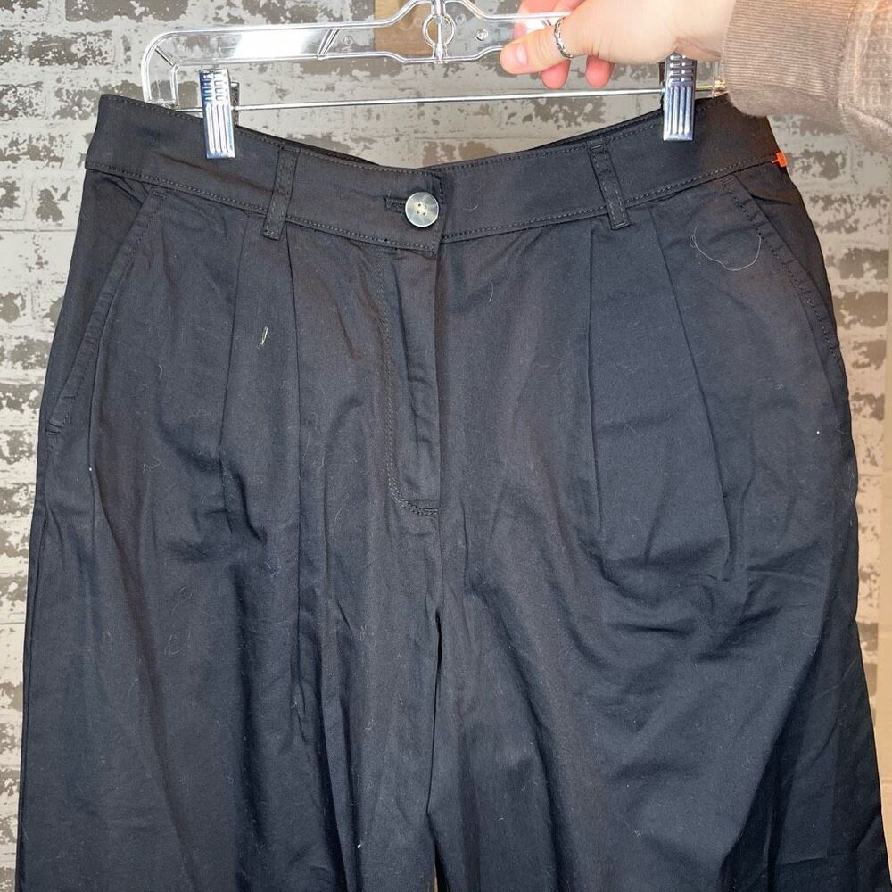 Loft | women nwt black wide leg pants petite